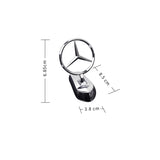 Mercedes Benz Angle Wings Metal Car Front Hood Bonnet Sticker Emblem Badge