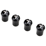 4pcs/set Tesla Logo Car Air Valve Stem Caps Auto Tyre Valve Covers