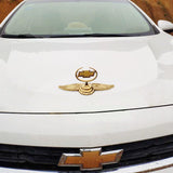 Chevrolet Angle Wings Metal Car Front Hood Bonnet Sticker Emblem Badge