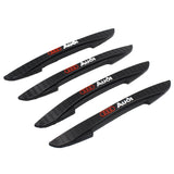 4pcs/set Audi Quattro Car Door Protection Bumper Strip Anti Scratch Sticker