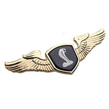 Ford Mustang Shelby Angle Wings Metal Car Front Hood Bonnet Sticker Emblem Badge