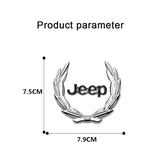 Jeep Metal Car Rear Sticker Auto Window Emblem Badge Decal