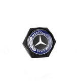 4pcs/set Mercedes Benz AMG Brabus Smart Logo Stainless Steel Car License Plate Bolts