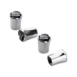 4pcs/set Fiat 500 Logo Car Air Valve Stem Caps Auto Tyre Valve Covers
