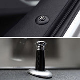 4pcs/set Vespa Logo Carbon Fiber Car Door Bolt Lock Pins Gate Lock Screws