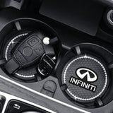 2PCS Infiniti Diamond Car Water Coaster Cup Mat