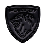 Peugeot Lion Head Logo Metal Car Rear Sticker Decal Auto Body Emblem Badge