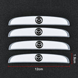 4pcs/set Mazda Car Door Mirror Side Anti Collision Sticker Bumper Strips