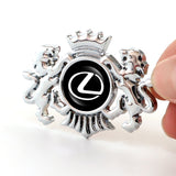 Lexus Double Lion Metal Car Rear Sticker Auto Window Emblem Badge Decal