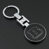 Mercedes Benz AMG Brabus Apple Tree Metal Car Keychain Key Ring Holder