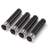 4pcs/set Honda Mugen Logo Carbon Fiber Car Door Bolt Lock Pins Gate Lock Screws