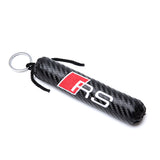 Audi Sline RS Carbon Fiber Car Keyring Keychain