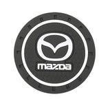2pcs/set Mazda PVC Car Water Coaster Cup Mat