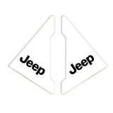 2PCS Jeep Car Door Corner Edge Cover Anti-Scratch Protective Sticker