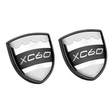 2pcs Volvo S40 S60 S80 S90 C30 V40 V60 V90 XC40 XC60 XC90 Metal Car Rear Sticker Decal Emblem Badge