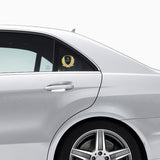 Mercedes Benz Metal Diamond Car Rear Sticker Auto Window Emblem Badge Decal
