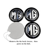 56mm MG Car Wheel Center Hub Cap Sticker Decal