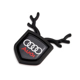 Audi ABS Deer Car Rear Sticker Shield Trunk Emblem Badge Decal