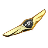 Toyota Metal Wings Car Front Hood Sticker Emblem Badge Decal