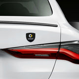 2pcs 39x39mm Mercedes Benz Smart Shield Metal Car Window Sticker Emblem Badge Decal