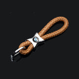 BMW M Power Logo Braided Rope Car Keychain Keyring