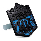 Jeep Mountain 4x4 Metal Car Front Grille Emblem Badge Auto Trunk Sticker Decal