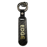 Ford EDGE Carbon Fiber Car Logo Keychain Keyring