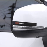 6PCS Audi Sline Car Door Handle Mirror Protective Anti-Collision Stickers