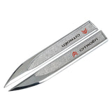 2pcs Citroen Logo Metal Car Side Fender Sticker Emblem Badge