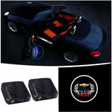 2pcs Chevrolet Wireless Car Welcome Door Laser Projection LED Light