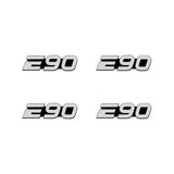 4pcs/set BMW Power Performance X6 E92 E87 G30 Metal Car Stereo Sticker Auto Audio Emblem Decal