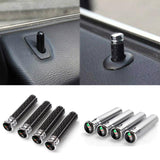 4pcs/set Skoda VRS Logo Car Door Bolt Lock Pins Gate Lock Screws