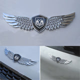 Dodge Metal Wings Car Front Sticker Emblem Badge Decal