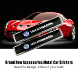 2pcs Volkswagen GTI Racing Metal Car Sticker Emblem Badge Decal Decoration