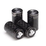 4pcs/set Holden Logo Carbon Fiber Car Air Valve Stem Cap Auto Tyre Valve Covers