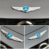 Mitsubishi Metal Wings Car Front Hood Sticker Emblem Badge Decal