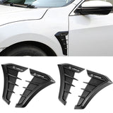 2PCS Lexus Logo Shark Fin Car Side Fender Sticker Emblem