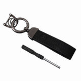 Mercedes Benz AMG Suede Metal Car Keyring Pendant