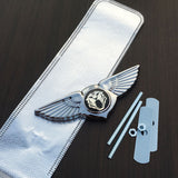 KIA Angle Wings Metal Car Front Center Sticker Grille Emblem
