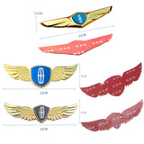 Lincoln Logo Metal Wings Car Front Hood Bonnet Center Sticker Emblem