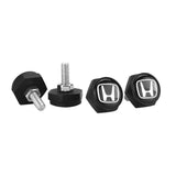 4pcs/set Honda Logo Stainless Steel Car License Plate Bolts