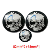82mm BMW Car Front Bonnet Emblem 82mm Rear Badge 45mm Car Steering Wheel Center Sticker Decal