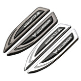 2pcs SEAT Cupra FR Logo Metal Car Side Fender Emblem Sticker Decal