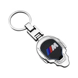 BMW M Power Skull Metal Car Keychain Key Holder