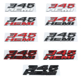 Dodge 345 392 HEMI Metal Car Rear Sticker Auto Side Emblem Badge Decal