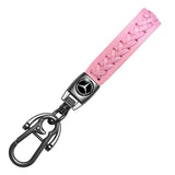 Mercedes Benz PU leather Braided Rope Car Keychain