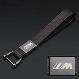 BMW M Power PU Leather Car Logo Keychain