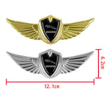 Jaguar Logo 3D Metal Wing Car Emblem Sticker Badge Decal
