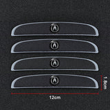 4pcs/set Acura Car Door Mirror Side Anti Collision Sticker Bumper Strips
