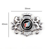 Buick Double Lion Metal Car Rear Sticker Auto Window Emblem Badge Decal